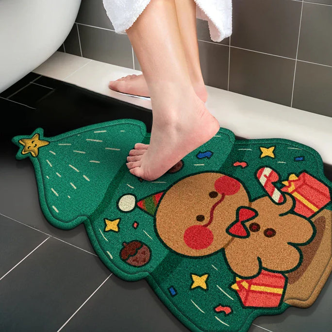 Gingerbread Christmas Doormat